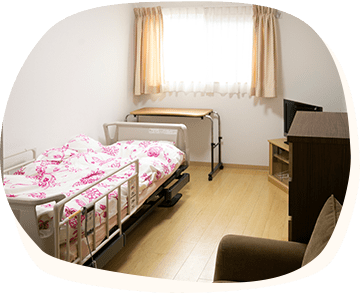 居室は完全個室の画像